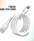 pTron Solero i241 USB-A to iOS Fast Charging Cable Compatible with iOS Phones (Round, 1M, White)