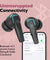 pTron Zenbuds Evo X2 in-Ear TWS Earbuds with Quad Mic & ENC Calls (Black)