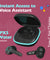 pTron Zenbuds Evo X2 in-Ear TWS Earbuds with Quad Mic & ENC Calls (Black)