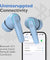 pTron Zenbuds Evo X2 in-Ear TWS Earbuds with Quad Mic & ENC Calls (Blue)