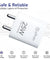 pTron 25W Type C Mobile Charger Superfast Charging Compatible for Samsung S20 FE/S20+/S21/S21+/S21 FE/S21 Ultra/S22/S23/M14 5G/M15/M32/M33 5G/M34/A05/A15/A35/PPS PD - Volta FC19 with 1m Cable (White)