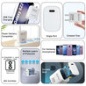 pTron 25W Type C Mobile Charger Superfast Charging Compatible for Samsung S20 FE/S20+/S21/S21+/S21 FE/S21 Ultra/S22/S23/M14 5G/M15/M32/M33 5G/M34/A05/A15/A35/PPS PD - Volta FC19 with 1m Cable (White)
