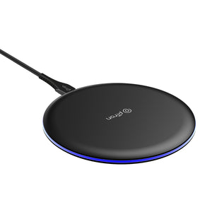 pTron Dynamo Ring 15W Wireless Charging Pad (Black)