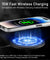 pTron Dynamo Ring 15W Wireless Charging Pad (Black)