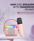 pTron Fusion Smart 10W Mini Bluetooth Speaker with Wireless Karaoke Mic, 10Hrs Playtime, RGB Lights, Voice Effects(Pink)