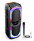 pTron Newly Launched Fusion Beats 40W Karaoke Bluetooth Party Speaker, Loud & Clear Stereo Sound, RGB Lights, 3 mtr Wired Mic, BT/USB/SD Card/Aux Playback, TWS Pairing & Type C Charging (Black)