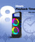 pTron Fusion Saga 20W Bluetooth Speaker with Punchy Stereo Sound, RGB Lights, Metal Grills, 8H Playtime, TWS Feature & Multi-Compatibility  (Black/Blue)