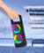 pTron Fusion Saga 20W Bluetooth Speaker with Punchy Stereo Sound, RGB Lights, Metal Grills, 8H Playtime, TWS Feature & Multi-Compatibility  (Black/Blue)