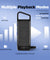 pTron Fusion Saga 20W Bluetooth Speaker with Punchy Stereo Sound, RGB Lights, Metal Grills, 8H Playtime, TWS Feature & Multi-Compatibility  (Black/Blue)
