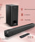 pTron Jazz Plus 120W Soundbar with Wired Subwoofer for TV (Black)