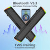 pTron Fusion Boom 20W Bluetooth v5.3 Soundbar (Black)