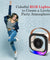 pTron Fusion Moment Mini Bluetooth Speaker with Immersive Sound, Transparent Design, Vivid RGB Lights (Beige)