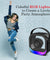 pTron Fusion Moment 10W Mini Bluetooth Speaker with Immersive Sound, Transparent Design, Vivid RGB Lights, 6Hrs Playtime, Bluetooth V5.3, TWS Pairing & Type C Charging Port (Black)