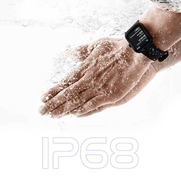 pTron Reflect Ace 1.85" Smartwatch with Bluetooth Calling, Full Touch Display, 600 NITS, HR, SpO2, 120+ Sports Mode, 7 Days Battery Life, Built-In Games, 100+ Watch Faces, IP68 Waterproof (Satin Black)