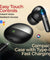 pTron Zenbuds Evo TWS Earbuds with AI-TruTalk ENC Calls (Black)
