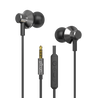 pTron Pride Lite in-Ear Wired in Ear Earphones with in-line Mic, 10mm Driver, Immersive Sound, Metal Buds, Compatible with 3.5mm Aux Port Device & 1.2m Tangle-Free Cable (Gray)