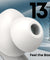 pTron Bassbuds Gomax TWS Earbuds, TruTalk AI-ENC Calls, 36Hrs Playtime, 13mm Drivers, in-Ear Bluetooth 5.3 Wireless Headphones, Voice Assistant, Type-C Fast Charging & IPX5 (White)
