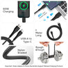 pTron Solero Braid 60W Fast Charging Type C 1m USB Cable for VOOC/Super VOOC/Dash/Warp/QC3.0/QC2.0 Smartphones & Other Type-C Devices, Unbreakable Nylon Braid & 480Mbps Data Sync Speed (Black)