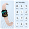 pTron Reflect MaxPro 2.01" Square Dial Smartwatch, Full Touch Display, Bluetooth Calling, Functional Crown, 600 NITS, 100+ Watch Faces, HR, SpO2, 5 Days Battery Life & IP68 Waterproof (Light Pink)