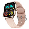pTron Reflect MaxPro 2.01" Square Dial Smartwatch, Full Touch Display, Bluetooth Calling, Functional Crown, 600 NITS, 100+ Watch Faces, HR, SpO2, 5 Days Battery Life & IP68 Waterproof (Light Pink)