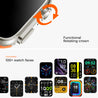 pTron Reflect Pro 1.85" Full Touch Display Smartwatch, Bluetooth Calling, 600 NITS, Digital Crown, Metal Frame, 100+ Watch Faces, HR, SpO2, Voice Assist, 5 Days Battery Life & IP68 (Champagne Gold)