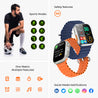 pTron Reflect Pro 1.85" Full Touch Display Smartwatch, Bluetooth Calling, 600 NITS, Digital Crown, Metal Frame, 100+ Watch Faces, HR, SpO2, Voice Assist, 5 Days Battery Life & IP68 (Satin Blue)
