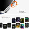 pTron Reflect Pro 1.85" Full Touch Display Smartwatch, Bluetooth Calling, 600 NITS, Digital Crown, Metal Frame, 100+ Watch Faces, HR, SpO2, Voice Assist, 5 Days Battery Life & IP68 (Satin Blue)
