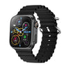 pTron Reflect Pro 1.85" Full Touch Display Smartwatch, Bluetooth Calling, 600 NITS, Digital Crown, Metal Frame, 100+ Watch Faces, HR, SpO2, Voice Assist, 5 Days Battery Life & IP68 (Jet Black)