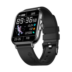 pTron Reflect Callz 1.85" Full Touch Display Smartwatch, Bluetooth Calling, 600 NITS, Functional Crown, 100+ Watch Faces, HR, SpO2, Sports Mode, 5 Days Battery Life & IP68 Waterproof (Satin Black)