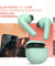 pTron Bassbuds NX in Ear TWS Earbuds, TruTalk AI-ENC Calls, 32Hrs Playtime, 13mm Drivers, Bluetooth 5.3 Wireless Headphone, Voice Assistant, Type-C Fast Charging & IPX5 Water Resistant (Green)