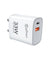 pTron 33W Dual Port Gan USB Type A Charger, Compatible with Samsung Superfast, Mi Soniccharge, Motorola Turbo Charger & MacBook Air, Volta FC21 (White)