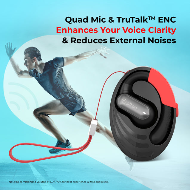 pTron Zenbuds Pro 1 OWS Earbuds (Black)