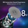 pTron Musicbot Pop Mini 8W Wireless Speaker, Immersive Sound, 52mm Driver, 8H Playtime, Bluetooth V5.3, MicroSD Card & USB Playback, TWS Pairing Feature, Integrated Music Control (Black)