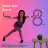 pTron Musicbot Pop Mini 8W Wireless Speaker, Immersive Sound, 52mm Driver, 8H Playtime, Bluetooth V5.3, MicroSD Card & USB Playback, TWS Pairing Feature, Integrated Music Control (Black)