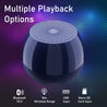 pTron Musicbot Pop Mini 8W Wireless Speaker, Immersive Sound, 52mm Driver, 8H Playtime, Bluetooth V5.3, MicroSD Card & USB Playback, TWS Pairing Feature, Integrated Music Control (Blue)