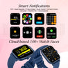 pTron Reflect Callz 2.01" Smartwatch with Bluetooth Calling, Full Touch Square Display, 600 NITS, Functional Crown, 100+ Watch Faces, HR, SpO2, 5 Days Battery Life & IP68 (Blue)