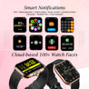 pTron Reflect Callz 2.01" Smartwatch with Bluetooth Calling, Full Touch Square Display, 600 NITS, Functional Crown, 100+ Watch Faces, HR, SpO2, 5 Days Battery Life & IP68 (Gold & Black)