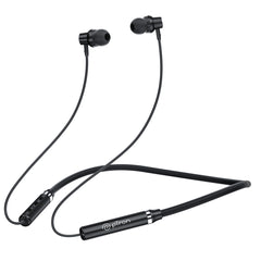 pTron Intunes Magic In-Ear Bluetooth 5.0 Wireless Headphones with Deep Bass, 18H Playtime, Clear Calls, Dual Device Pairing Wireless Neckband, Fast Type-C Charge, Voice Assistant & IPX4 (Jet Black)