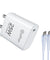 pTron 25W Type C Mobile Charger Superfast Charging Compatible for Samsung S20 FE/S20+/S21/S21+/S21 FE/S21 Ultra/S22/S23/M14 5G/M15/M32/M33 5G/M34/A05/A15/A35/PPS PD - Volta FC19 with 1m Cable (White)