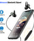 pTron Avento Plus In-Ear Wireless Headphones with Mic, 10mm Drivers, Immersive Sound, Handsfree Calls, Snug-fit Design, BT5.0, Magnetic Earbuds & In-line Controls & IPX4 Water Resistant (Black)