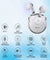 pTron Bassbuds Fute TWS Earbuds with Mic, Bluetooth V5.1 Wireless Headphones, 13mm Driver, 25Hrs Playtime, Snug-Fit In-Ear Buds, Touch Control, Voice Assistant & Type C Fast Charging (Pearl White)