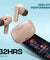 pTron Bassbuds Duo In-Ear Wireless Earbuds, Immersive Sound, 32Hrs Playtime, Clear Calls TWS Earbuds, Bluetooth V5.1 Headphones, Type-C Fast Charging, Voice Assistant & IPX4 Water Resistant (Light Brown)