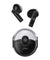 pTron Bassbuds Fute TWS Earbuds with Mic, Bluetooth V5.1 Wireless Headphones, 13mm Driver, 25Hrs Playtime, Snug-Fit In-Ear Buds, Touch Control, Voice Assistant & Type C Fast Charging (Pearl Black)
