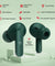 pTron Bassbuds Duo in-Ear Wireless Earbuds, Immersive Sound, 32H Playtime, Clear Calls TWS Earbuds, Bluetooth V5.1 Headphone, Type-C Fast Charging, Voice Assistant & IPX4 Water Resistant (Green)