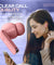 pTron Bassbuds Duo In-Ear Wireless Earbuds, Immersive Sound, 32Hrs Playtime, Clear Calls TWS Earbuds, Bluetooth V5.1 Headphone, Type-C Fast Charging, Voice Assist & IPX4 Water Resistant(Light Pink)