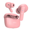 pTron Bassbuds Duo In-Ear Wireless Earbuds, Immersive Sound, 32Hrs Playtime, Clear Calls TWS Earbuds, Bluetooth V5.1 Headphone, Type-C Fast Charging, Voice Assist & IPX4 Water Resistant(Light Pink)