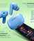 pTron Bassbuds Duo In-Ear Wireless Earbuds, Immersive Sound, 32Hrs Playtime, Clear Calls TWS Earbuds, Bluetooth V5.1 Headphones, Type-C Fast Charging, Voice Assistant & IPX4 Water Resistant(Matt Blue)