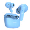 pTron Bassbuds Duo In-Ear Wireless Earbuds, Immersive Sound, 32Hrs Playtime, Clear Calls TWS Earbuds, Bluetooth V5.1 Headphones, Type-C Fast Charging, Voice Assistant & IPX4 Water Resistant(Matt Blue)