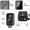 pTron Dynamo Electra 10000mAh 22.5W Nano Power Bank, Compact Size Fast Charging, Supports VOOC/Wrap/Dash USB Charging, 20W PD Fast Charging, Built-in Cables, 3 Output Ports & BIS Certified (Black)