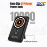 pTron Dynamo Quanta 10000mAh 22.5W Nano Power Bank, 15W Wireless MagSafe Charging, Compact Size Fast Charging, 20W PD Fast Charging, Built-in Cables, 3 Output Ports & BIS Certified (Black)